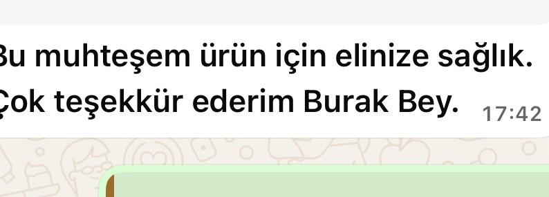 Üye geri bildirimi 2