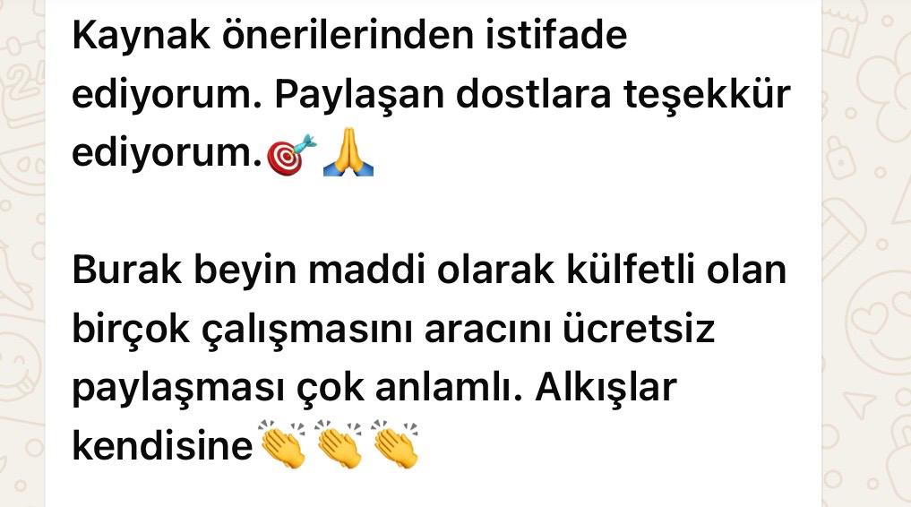 Üye geri bildirimi 3