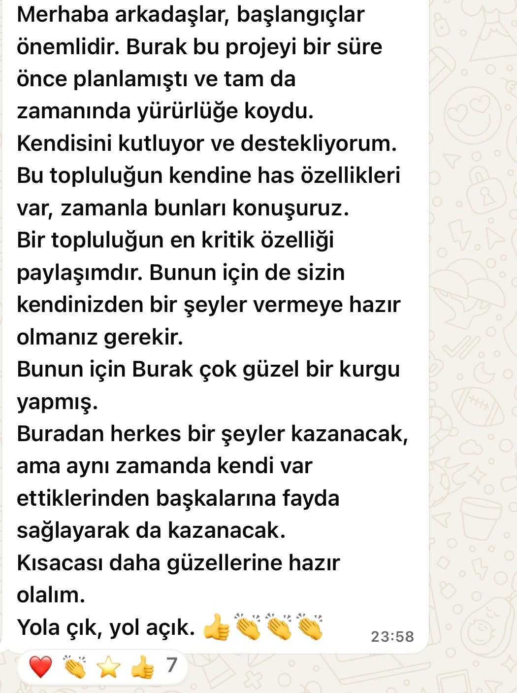 Üye geri bildirimi 12