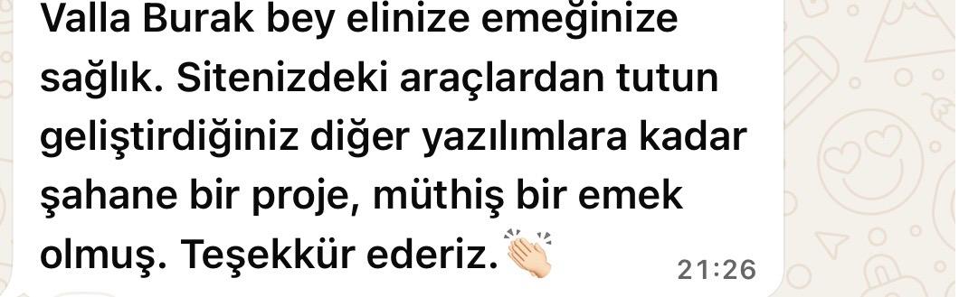 Üye geri bildirimi 13